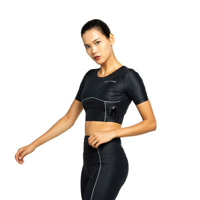 Der Körper-Anzugs-die schwarzen Frauen BODYTIME EMS Radfahrennylonsweatshirts
